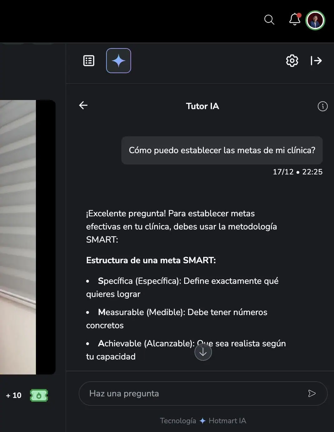 Tutor de inteligencia artificial disponible 24/7
